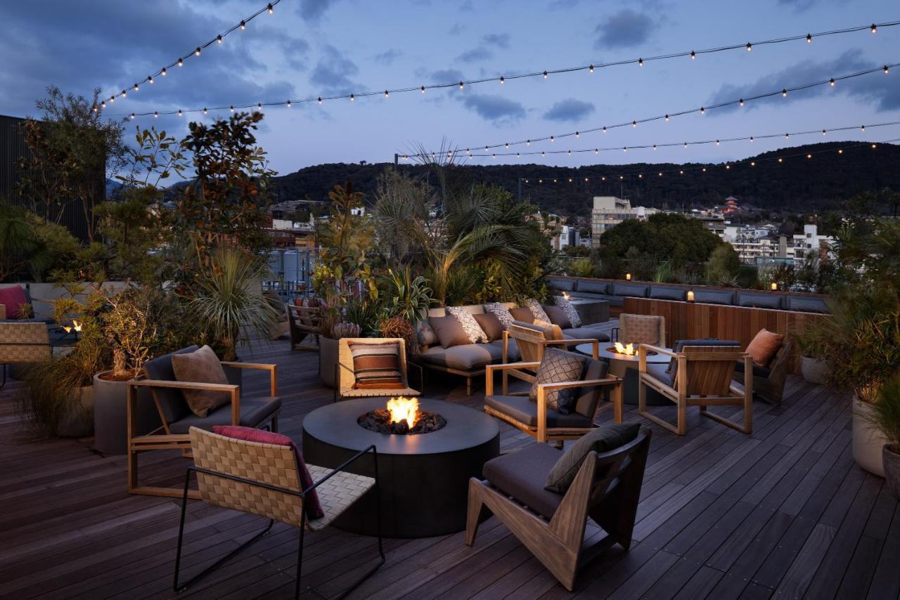 京都清水诺嘉酒店 外观 照片 The rooftop terrace at the Hotel